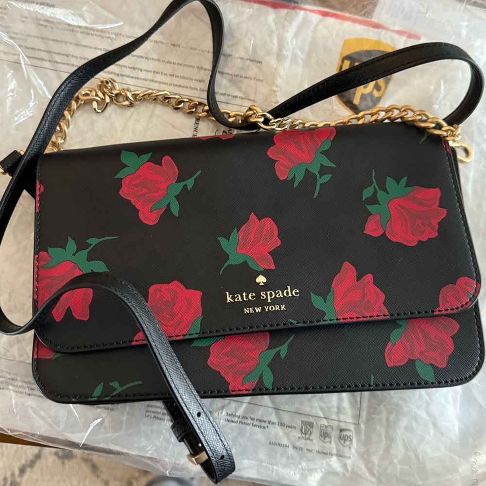 Kate Spade Madison Red rose cross body
